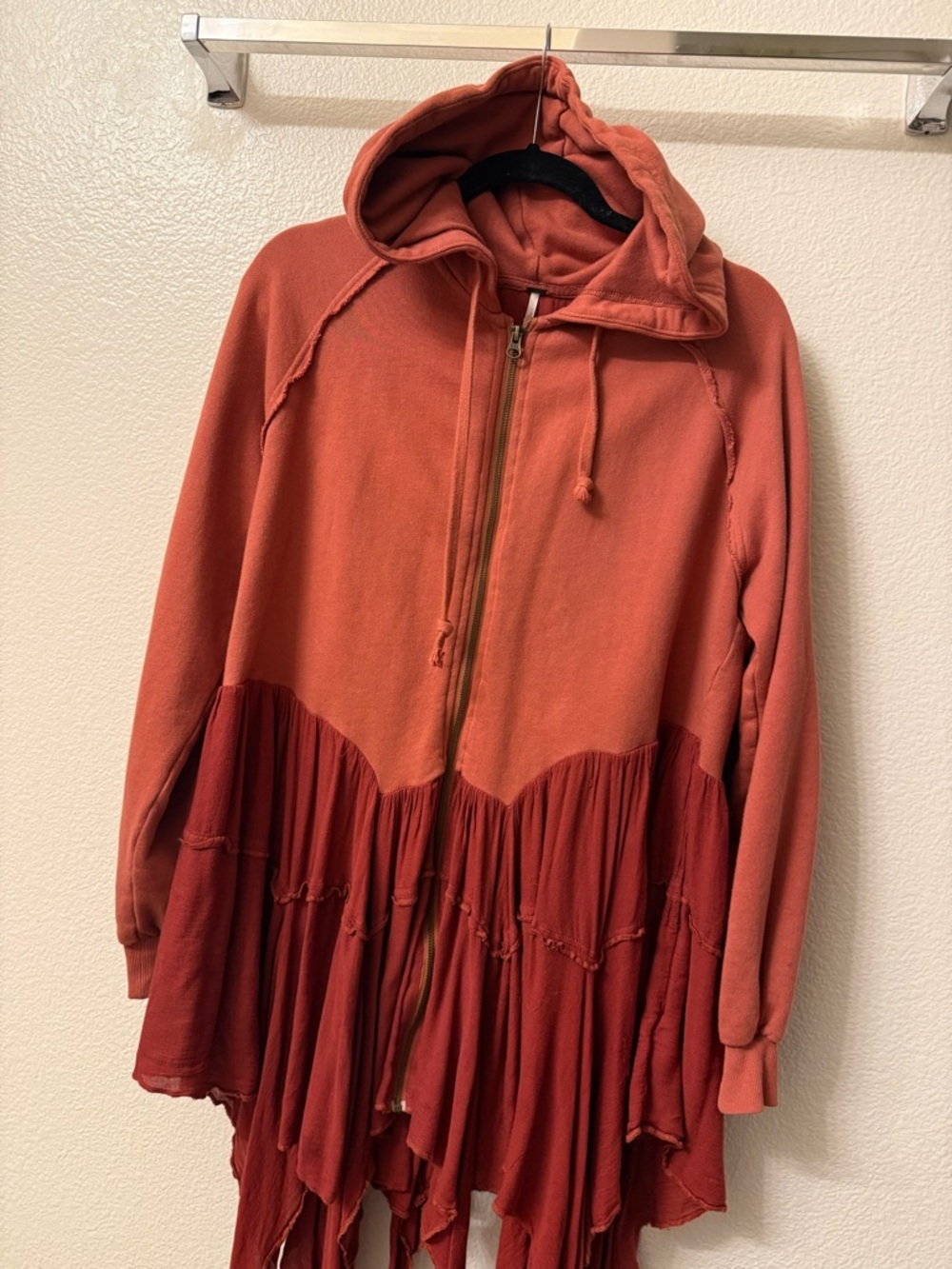 Free People Oversized Zip-Up Hoodie